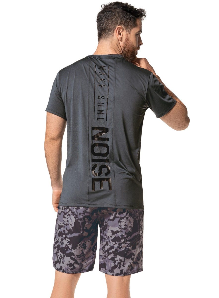CAMISETA CON FRENTE Y ESPALDA ESTAMPADA
