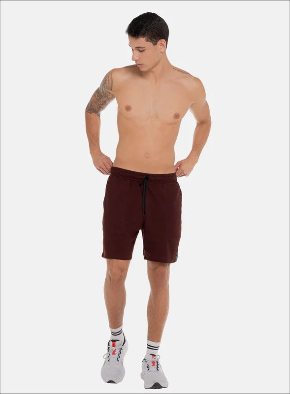 PANTALONETA DEPORTIVA EN TELA BURDA CON BOLSILLOS - PRECIO ESPECIAL